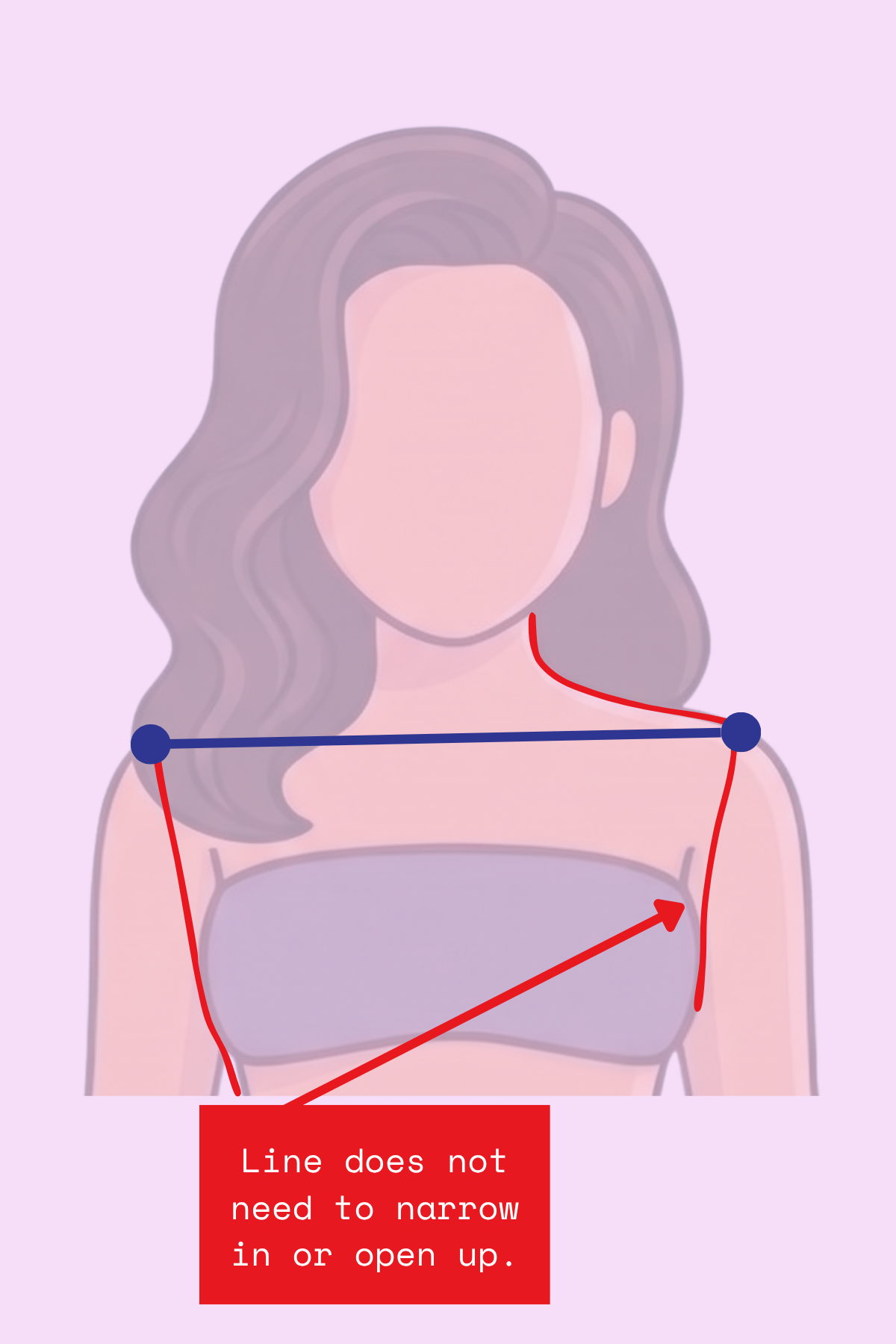 Shoulder dot placement for Dramatic Classic