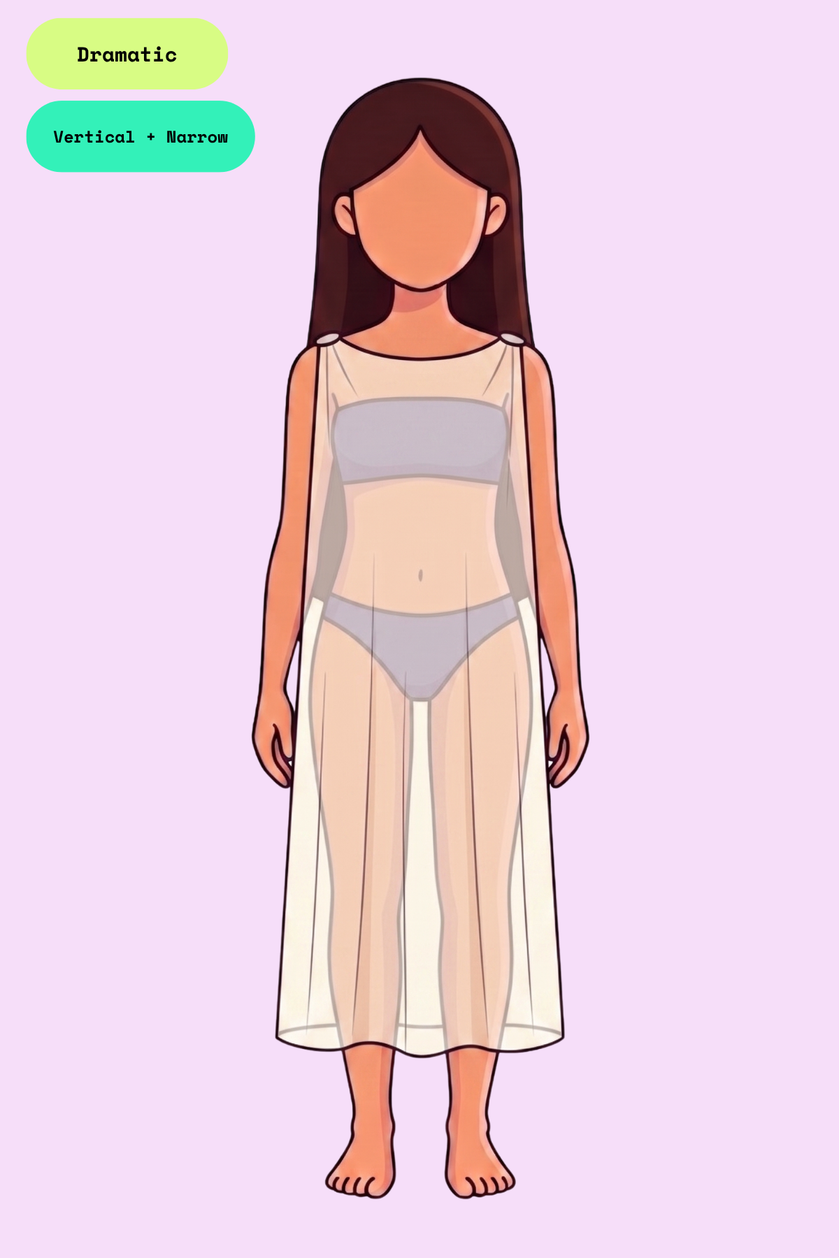 Imaginary fabric drape for Dramatic