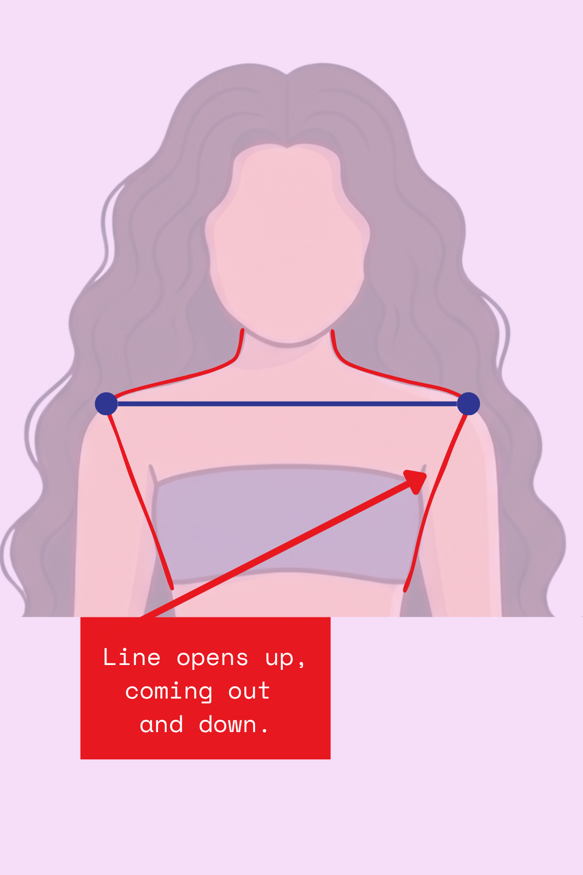 Shoulder dot placement for Flamboyant Natural