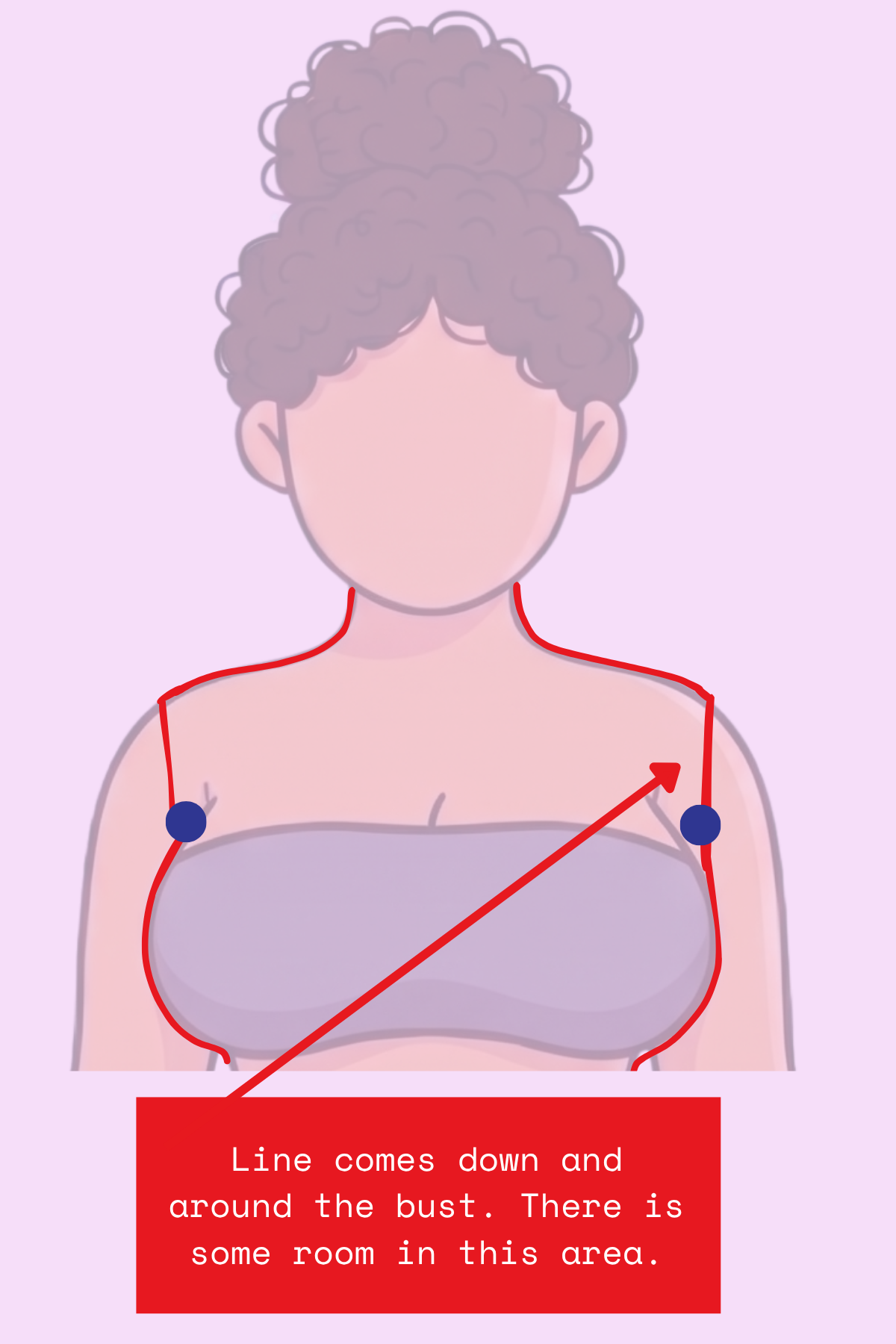 Shoulder dot placement for Romantic