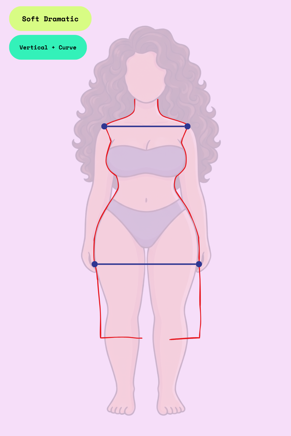 Personal Line sketch for Soft Dramatic