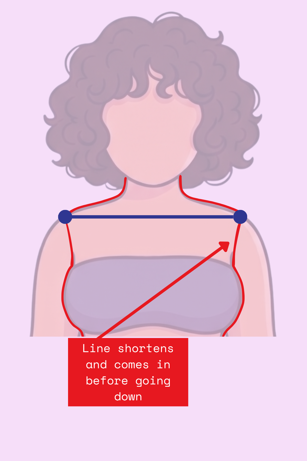 Shoulder dot placement for Soft Gamine