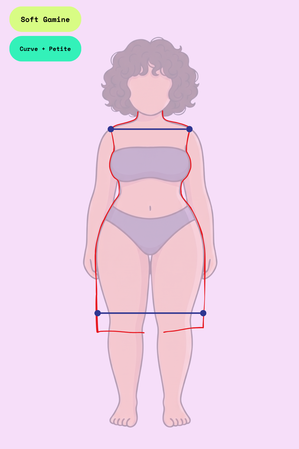 Personal Line sketch for Soft Gamine